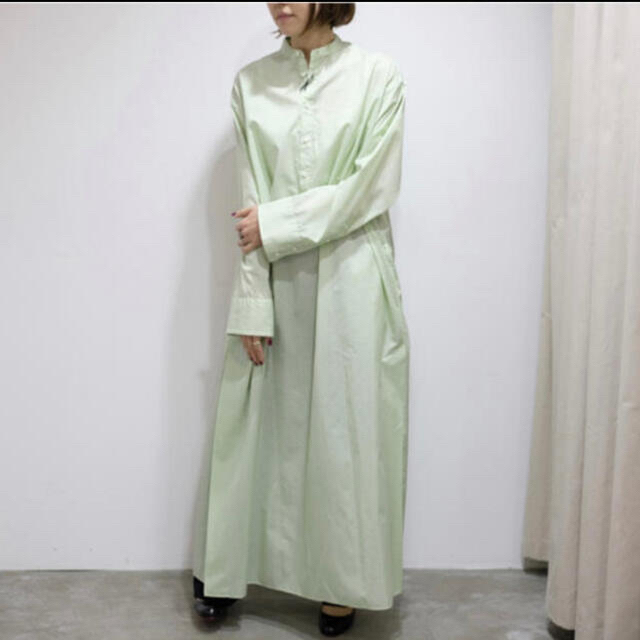 AURALEE オーラリー FINX SILK STRIPE ロングワンピース