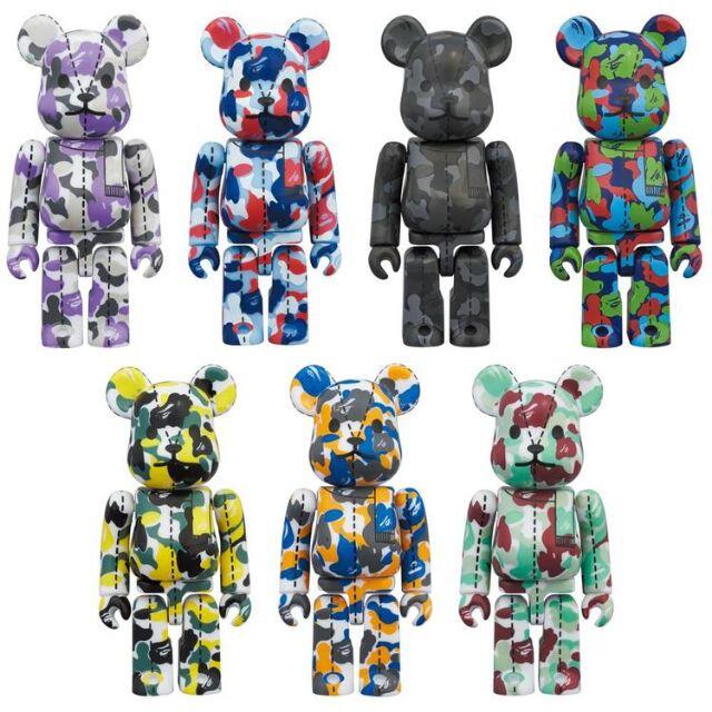 MEDICOM TOY(メディコムトイ)の28TH ANNIVERSARY BE@RBRICK BAPE CAMO #1 エンタメ/ホビーのフィギュア(その他)の商品写真