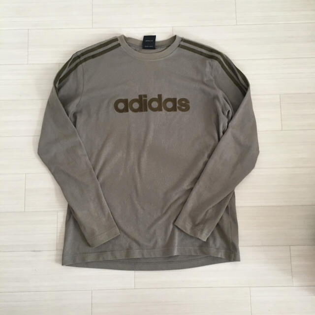 adidas(アディダス)のadidas ロゴスウェット 長袖TEE メンズのトップス(Tシャツ/カットソー(七分/長袖))の商品写真