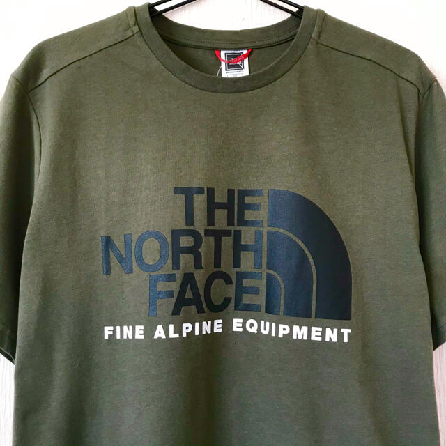 THE NORTH FACE(ザノースフェイス)のモスグリーン♪ノースフェイス ファイン アルパイン Tシャツ EU XL ~ メンズのトップス(Tシャツ/カットソー(半袖/袖なし))の商品写真