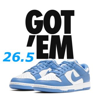 ナイキ(NIKE)のNIKE DUNK LOW UNIVERSITY BLUE(スニーカー)