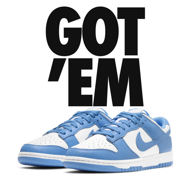 NIKE DUNK LOW "UNIVERSITY BLUE" ダンクロー　28