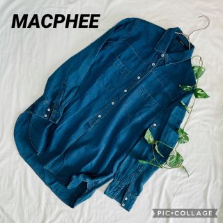 マカフィー(MACPHEE)の‼️SALE‼️マカフィー　トゥモローランド　デニムシャツ　プルオーバーシャツ(シャツ/ブラウス(長袖/七分))