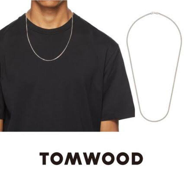 TOM WOOD Curb Chain ネックレス シルバー トムウッド