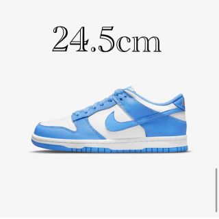 ナイキ(NIKE)のNIKE GS DUNK LOW "UNIVERSITY BLUE"24.5(スニーカー)