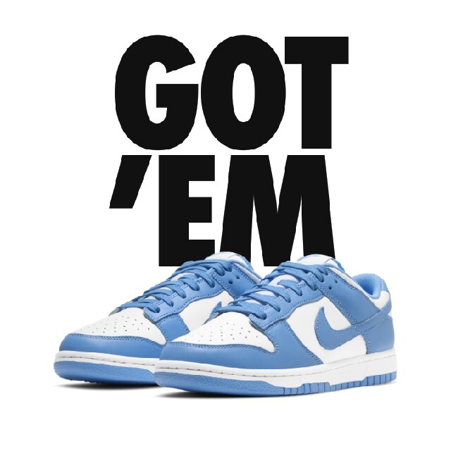 NIKE DUNK LOW University Blue 27.0cm ダンク