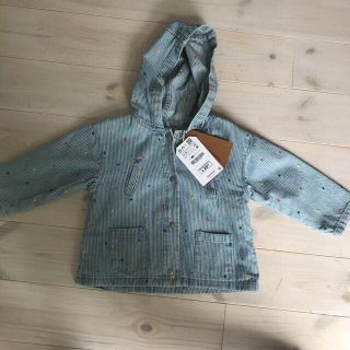 ザラ(ZARA)のZARA デニムパーカージャケット　新品タグ付き(ジャケット/上着)