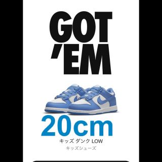 ナイキ(NIKE)の20cm NIKE DUNK ダンク LOW University Blue (スニーカー)