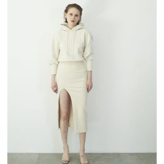 ロザリームーン(Rosary moon)のFront Slit Hoodie Dress(ロングワンピース/マキシワンピース)