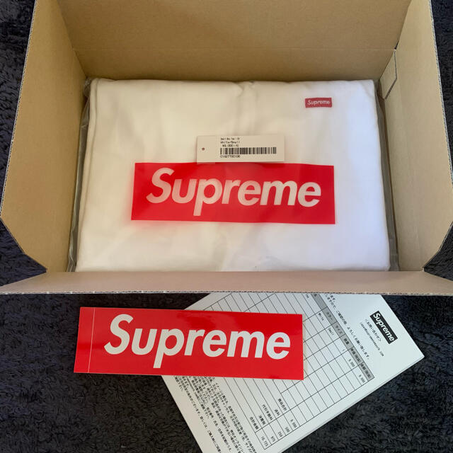 20ss supreme small box tee white サイズs 新品