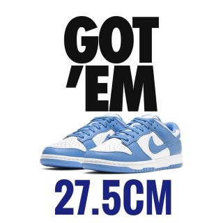 ナイキ(NIKE)のNIKE DUNK UNIVERSITY BLUE 27.5cm(スニーカー)