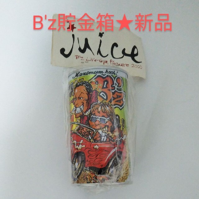 B'zLIVEGYM　Juiceの貯金箱 エンタメ/ホビーのタレントグッズ(ミュージシャン)の商品写真