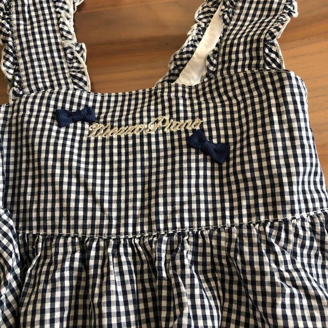 mezzo piano(メゾピアノ)の美品　メゾピアノ  110センチ　ワンピース キッズ/ベビー/マタニティのキッズ服女の子用(90cm~)(ワンピース)の商品写真