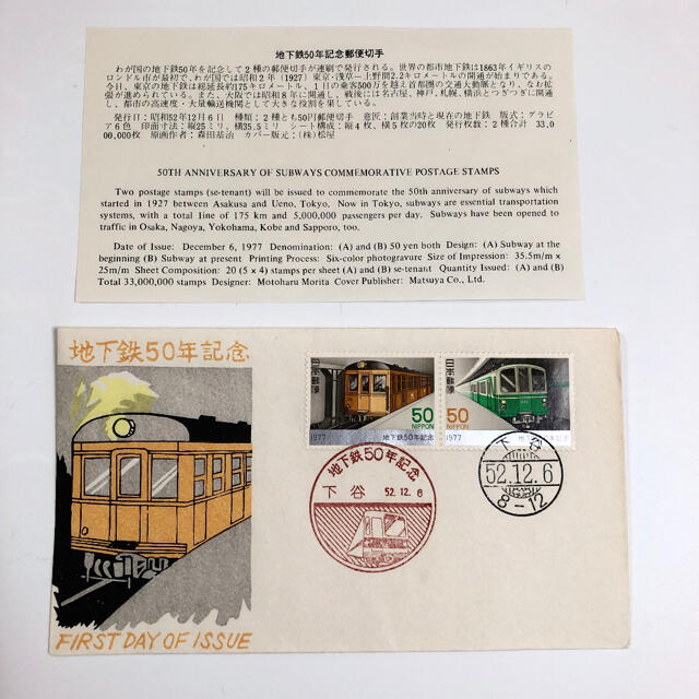 地下鉄50年記念切手の通販 by メトロン｜ラクマ
