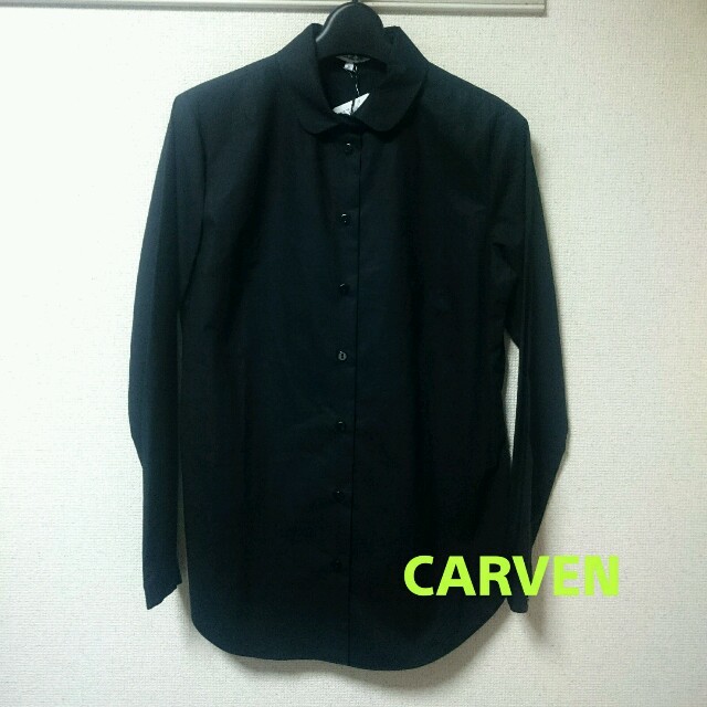 CARVEN(カルヴェン)の【新品！70%off！】CARVEN✨シャツ👚black レディースのトップス(シャツ/ブラウス(長袖/七分))の商品写真