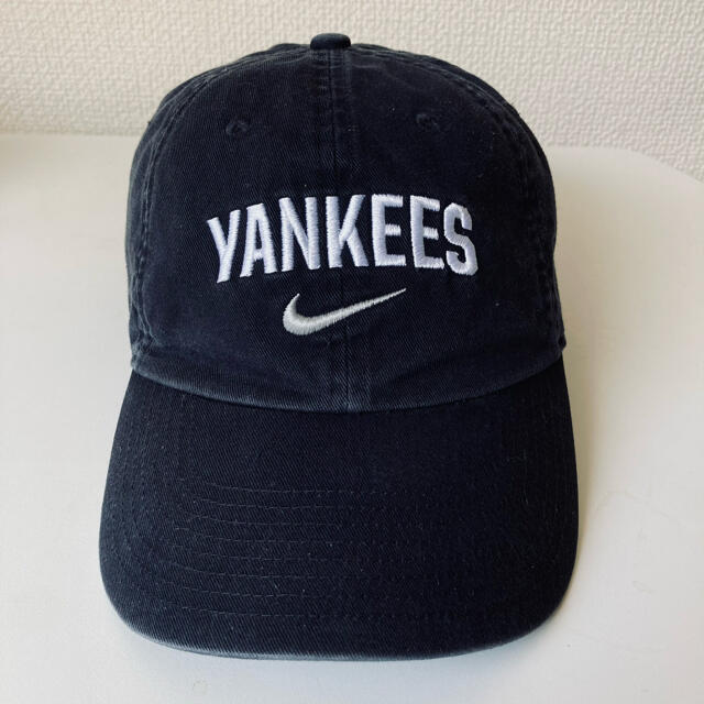 '00s NIKE New York Yankees cap black 希少
