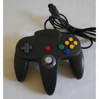 Nintendo 64  コントローラ(黒)(その他)