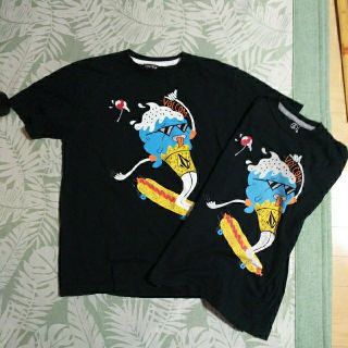 ボルコム(volcom)のNatsukotsu様専用【USED】volcom Tシャツ 親子セット(Tシャツ/カットソー)