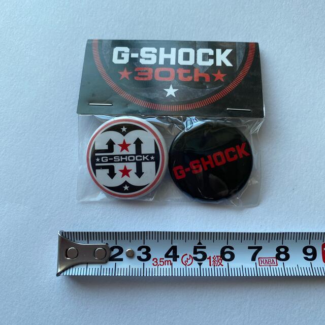 G-SHOCK(ジーショック)のG-SHOCK 30th記念　缶バッジ エンタメ/ホビーのアニメグッズ(バッジ/ピンバッジ)の商品写真