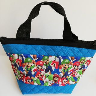 マリオ　保冷バッグ　ハンドメイド(弁当用品)