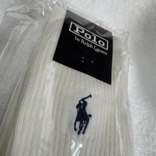 POLO RALPH LAUREN(ポロラルフローレン)のPOLO ポロ　ラルフローレン　レディース　靴下　3足セット　白 レディースのレッグウェア(ソックス)の商品写真