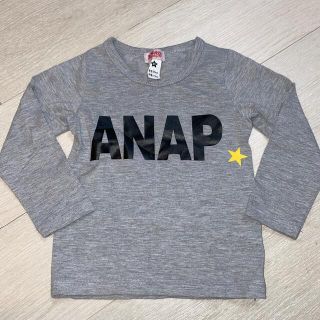 アナップキッズ(ANAP Kids)のANAP kids ロゴロングTシャツ(Tシャツ/カットソー)