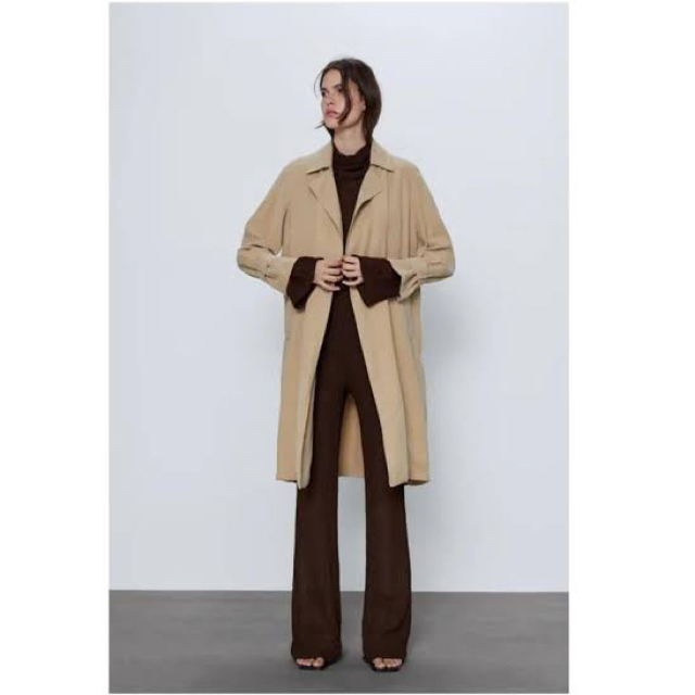 ZARA(ザラ)のZARA トレンチコート　薄手コート レディースのジャケット/アウター(トレンチコート)の商品写真