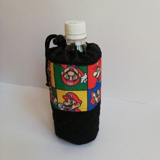 マリオ　ペットボトルカバー　ハンドメイド(水筒)