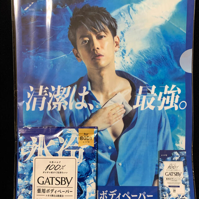 佐藤健 GATSBY クリアファイル エンタメ/ホビーのアニメグッズ(クリアファイル)の商品写真