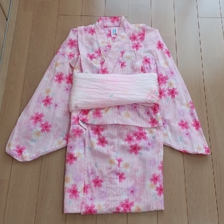 ミキハウス(mikihouse)のアボカド様専用 MIKI HOUSE 子供 浴衣130cm(甚平/浴衣)
