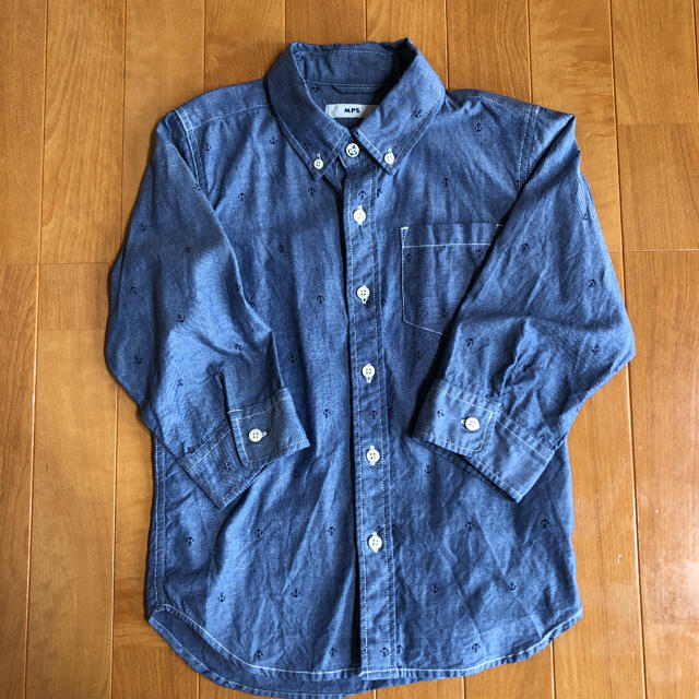 MPS(エムピーエス)のMPS ７分シャツ 140センチ キッズ/ベビー/マタニティのキッズ服男の子用(90cm~)(Tシャツ/カットソー)の商品写真