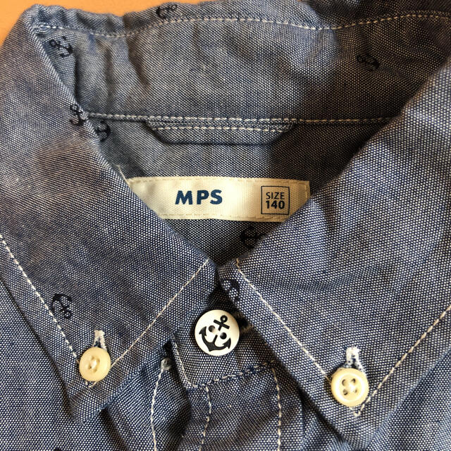 MPS(エムピーエス)のMPS ７分シャツ 140センチ キッズ/ベビー/マタニティのキッズ服男の子用(90cm~)(Tシャツ/カットソー)の商品写真