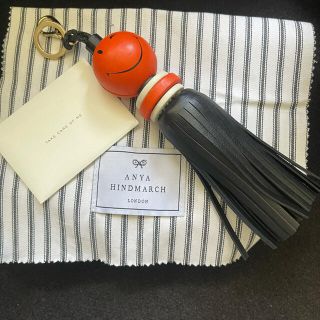 アニヤハインドマーチ(ANYA HINDMARCH)の【momo様専用】アニヤ・ハインドマーチ☺︎チャーム レザー タッセル (キーホルダー)