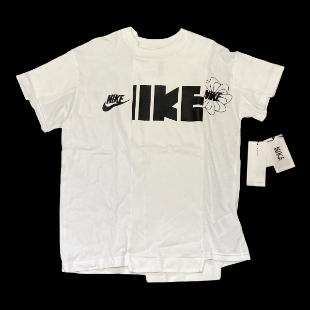 Nike sacai Tシャツ ハイブリッド  ホワイト S