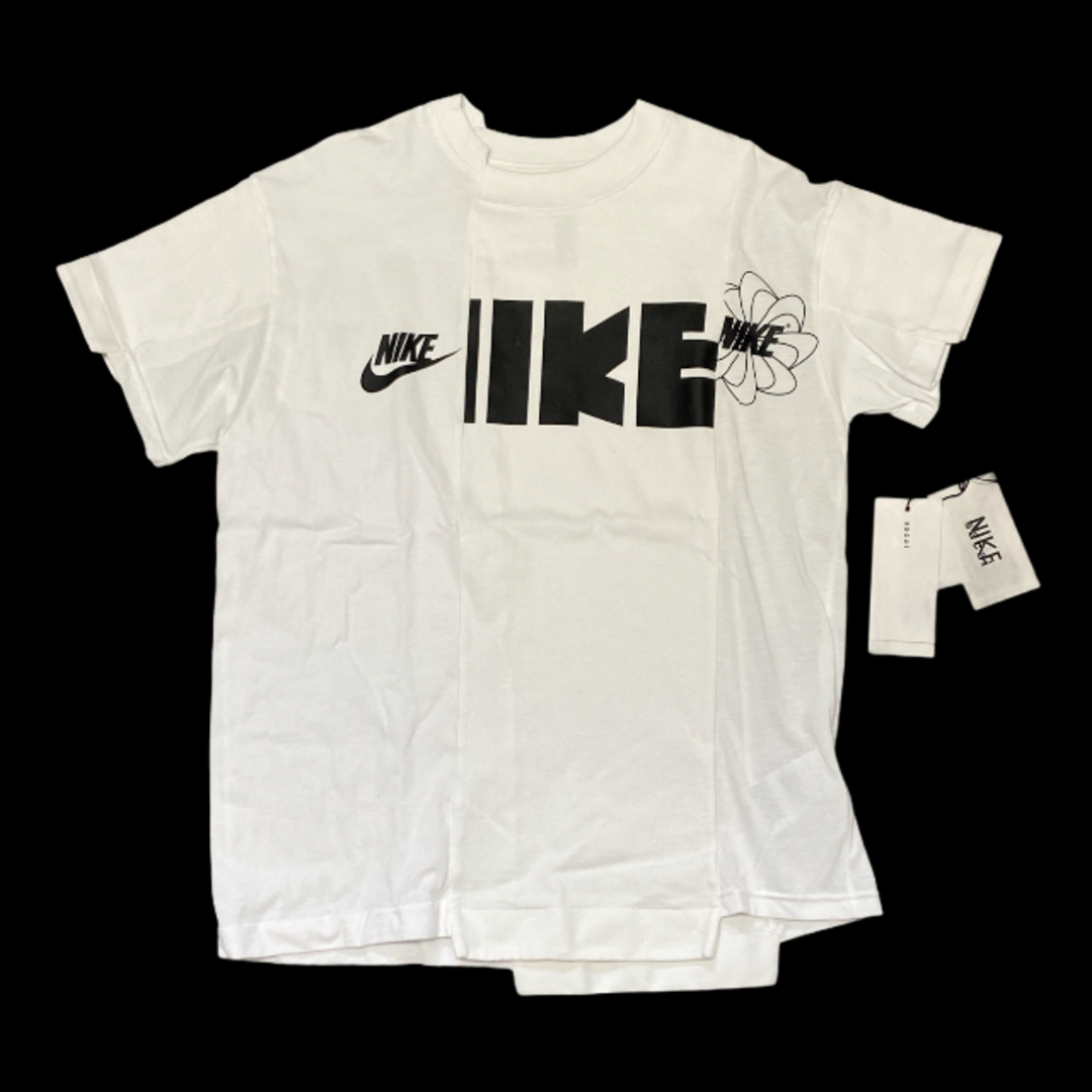 sacai NIKE ハイブリッドTシャツ ホワイト size:XS