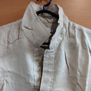 カルバンクライン(Calvin Klein)の新品 カルバンクラインCalvin Klein シャツ 長袖 リネン 麻(シャツ)