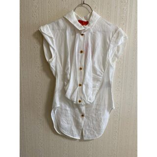 Vivienne Westwood(シャツ/ブラウス(半袖/袖なし) ・ ホワイト Vivienne Westwood(シャツ/ブラウス(半袖/袖なし) ・ ホワイト