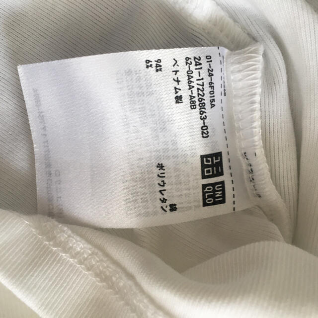 UNIQLO(ユニクロ)のユニクロ タートルネックカットソー コットン XS レディースのトップス(カットソー(長袖/七分))の商品写真