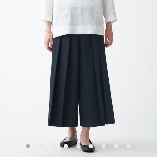 ムジルシリョウヒン(MUJI (無印良品))の無印良品はかまパンツ　タグ付き新品　黒Lサイズ(その他)