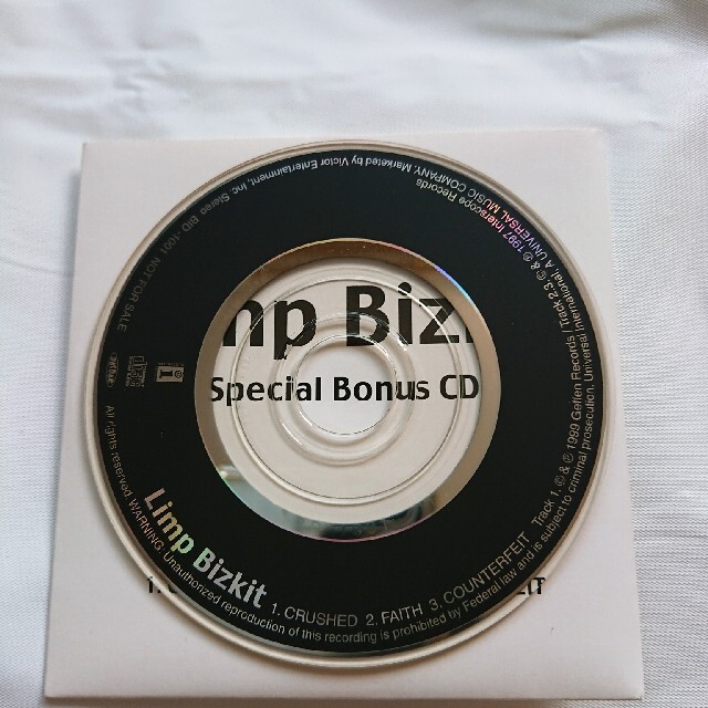 リンプビズキット Limp Bizkit Special Bonus CD 限定 エンタメ/ホビーのCD(ポップス/ロック(洋楽))の商品写真