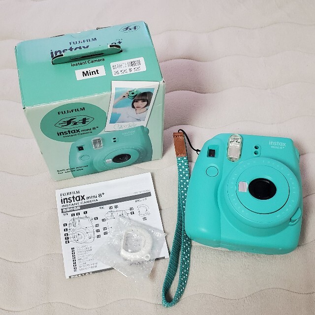 FUJIFILM チェキ instax mini 8+ mint - フィルムカメラ FUJIFILM チェキ instax mini 8+ mint - フィルムカメラ