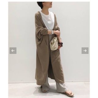 アパルトモンドゥーズィエムクラス(L'Appartement DEUXIEME CLASSE)の新品AMERICANA アメリカーナ Sweat Long Cardigan  (カーディガン)