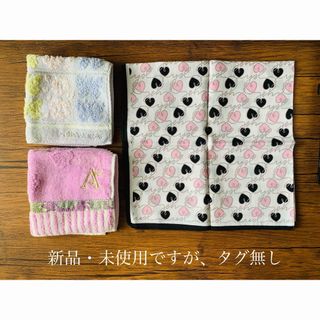 ハナエモリ(HANAE MORI)の新品・未使用　ハンドタオル　大判ハンカチ　計3枚(ハンカチ)