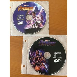 マーベル(MARVEL)のアベンジャーズ　DVD２枚セット　エンドゲーム　インフィニティ・ウォー(外国映画)