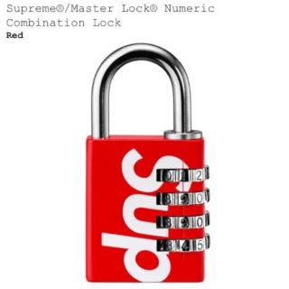 シュプリーム(Supreme)のSupreme シュプリーム Master Lock Red 新品未開封(パーツ)