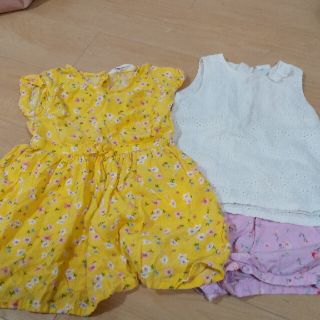 ベビーギャップ(babyGAP)の夏服★女の子3点セット　1歳〜2歳半　春〜秋　GAP　H&M　赤ちゃん本舗(ワンピース)