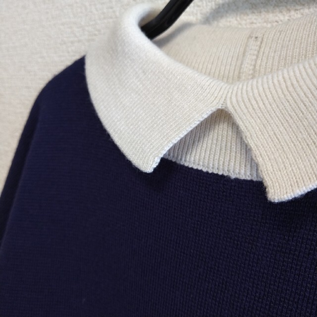 Dot&Stripes CHILDWOMAN(ドットアンドストライプスチャイルドウーマン)のCHILD WOMAN 襟付きセーター レディースのトップス(ニット/セーター)の商品写真