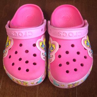 クロックス(crocs)の光るクロックス　18cm(サンダル)