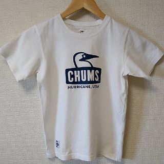 チャムス(CHUMS)のCHUMS　白　半袖Ｔシャツ　130〜145(Tシャツ/カットソー)