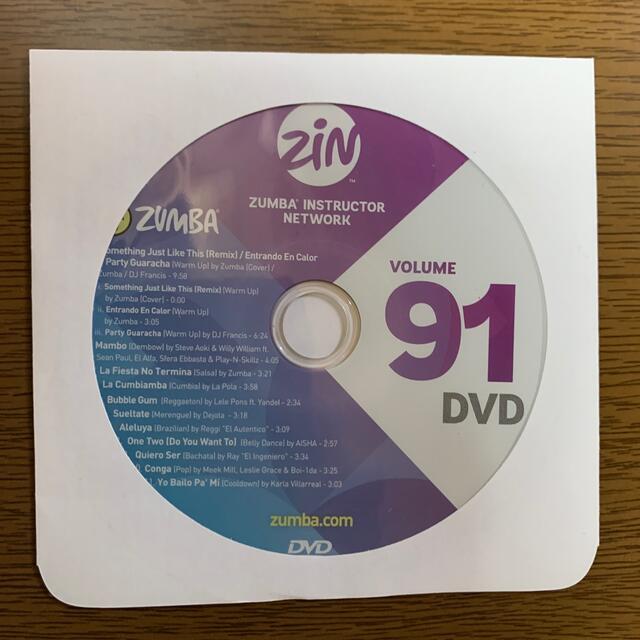 Zumba(ズンバ)のzumba 91 DVD エンタメ/ホビーのDVD/ブルーレイ(スポーツ/フィットネス)の商品写真